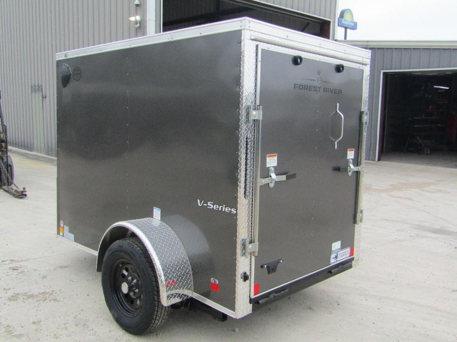 VHW5 5X8 ENCLOSED RAMP DOOR CHARCOA Image 1