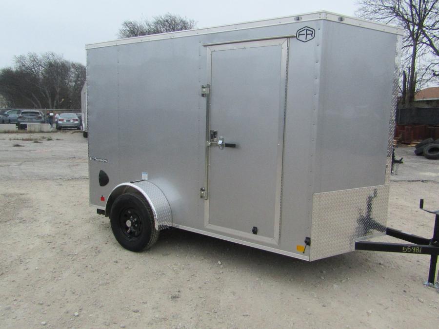 VHW6 6X10ENCLOSED RAMP DOOR SILVER Image 2