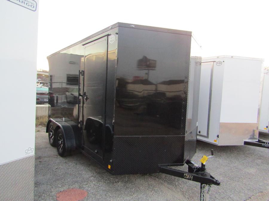 VHW7 7X14 ENCLOSED RAMP DOOR BLACK Image 2