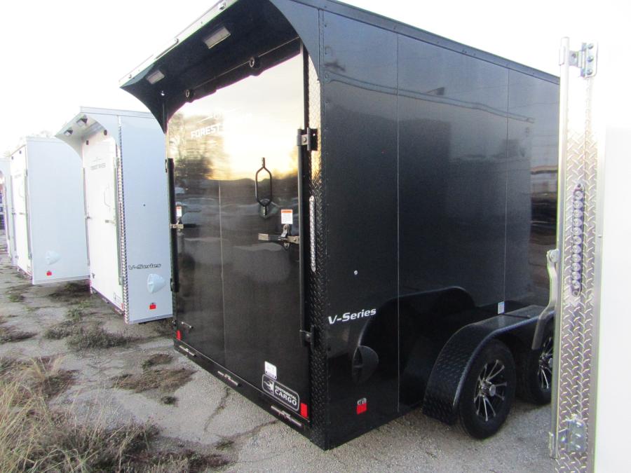 VHW7 7X14 ENCLOSED RAMP DOOR BLACK Image 3