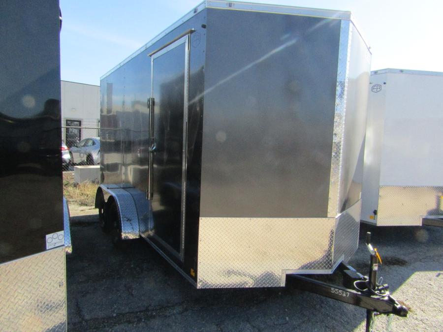 VHW7 7X14 ENCLOSED RAMP DOOR CHARCO Image 0