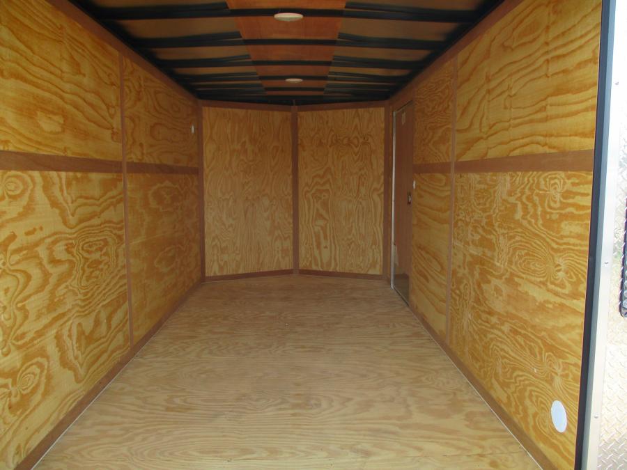 VHW 7X14 ENCLOSED DOUBLE DOOR WHITE Image 2