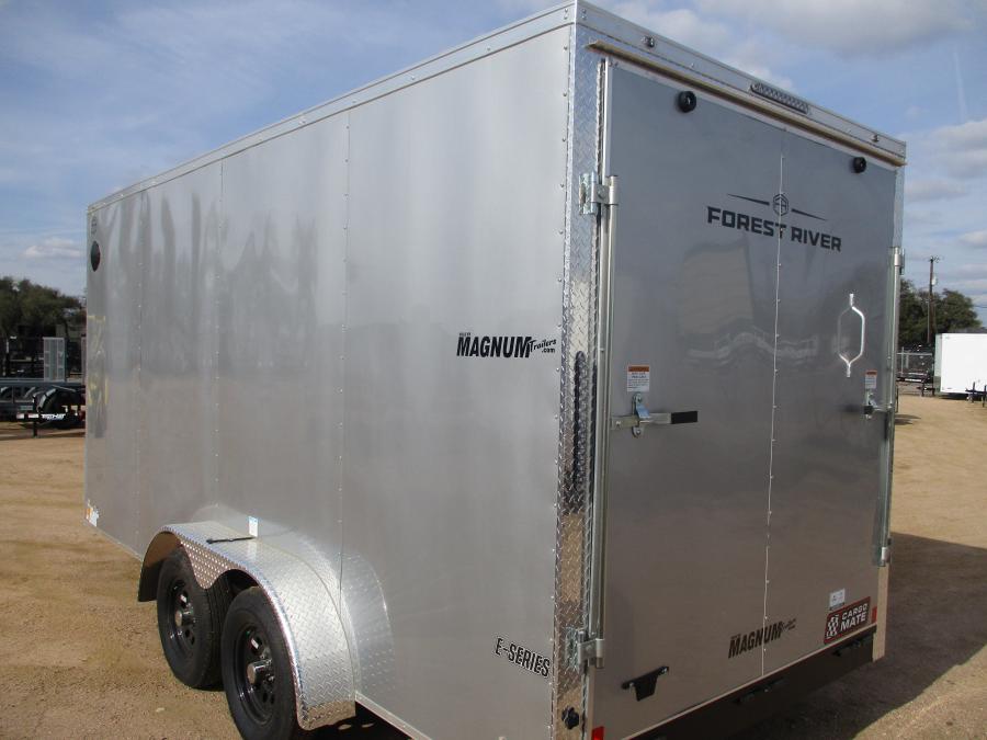 VHW7 7X16 ENCLOSED RAMP DOOR SILVER Image 1