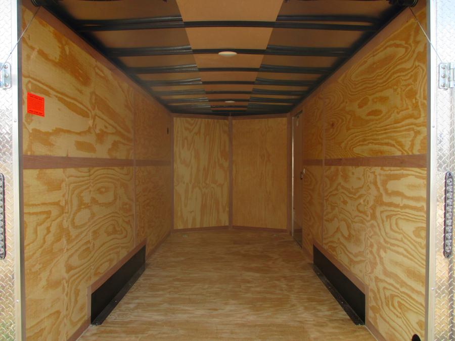 VHW7 7X16 ENCLOSED RAMP DOOR WHITE 10K CHARCOAL Image 2