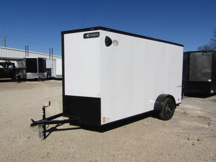 VHW6 6X12 ENCLOSED RAMP DOOR WHITE Image 2