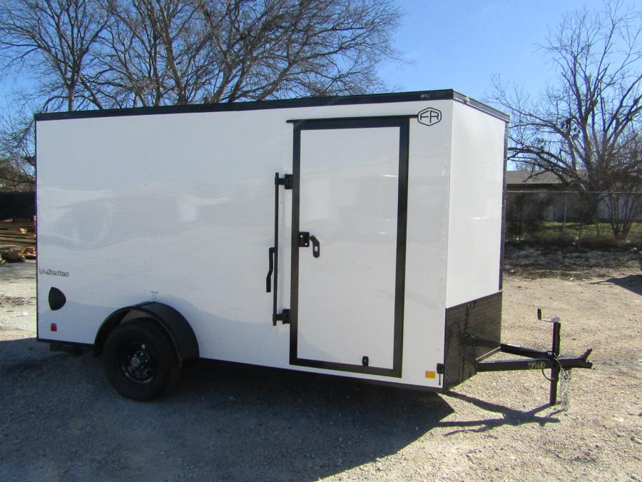 VHW6 6X12 ENCLOSED RAMP DOOR WHITE Image 3