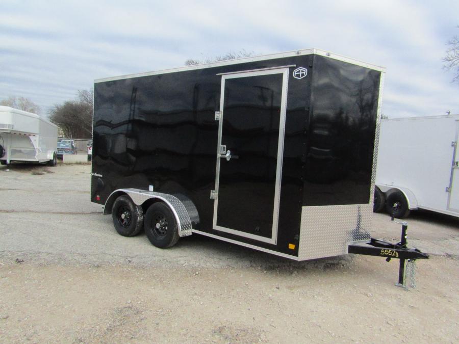 VHW7 7X14 ENCLOSED RAMP DOOR BLACK Image 0