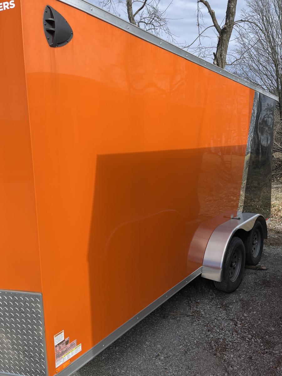 RDLX RDLX 7 x 16 TA FLAT TOP WEDG ENCLOSED TRAILER BY RC Image 1