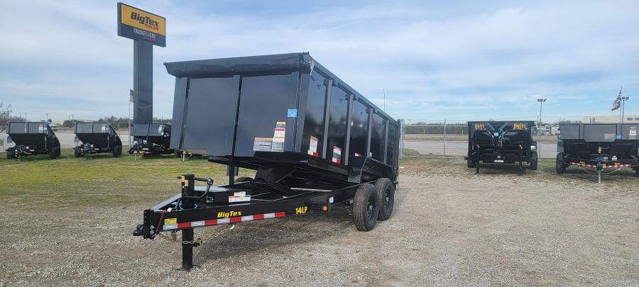 Big Tex 14LP, Dump, 83" x 14', 14K, 4' Sides Image 0