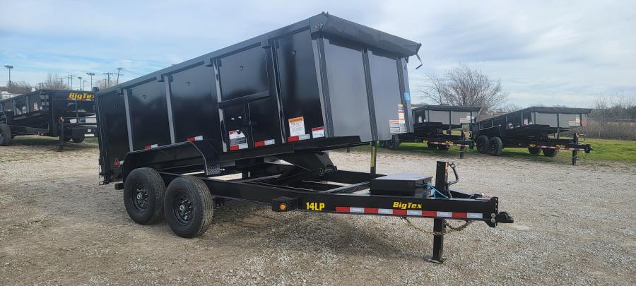 Big Tex 14LP, Dump, 83" x 14', 14K, 4' Sides Image 1