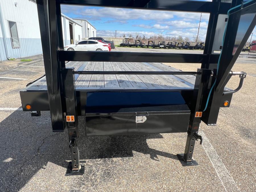 Big Tex 14GN, Gooseneck, 102″ x 25′, 15.9K, Dovetail, Mega Ramps Image 1