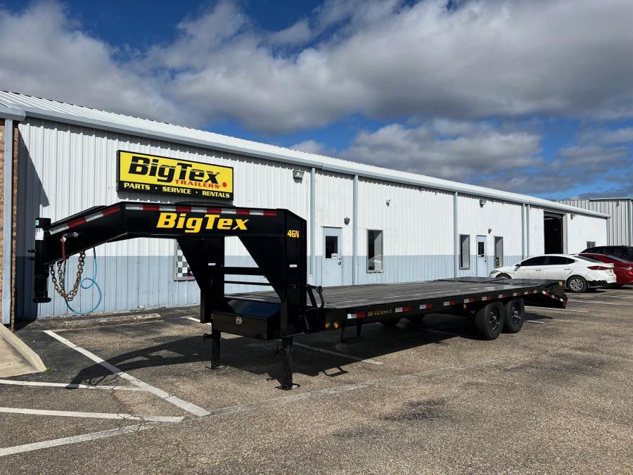 Big Tex 14GN, Gooseneck, 102″ x 25′, 15.9K, Dovetail, Mega Ramps Image 2