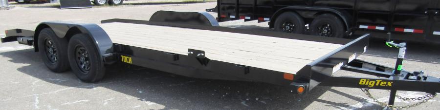 Big Tex 70CH, Car Hauler, 83" x 18', 7K, Dovetail Image 2