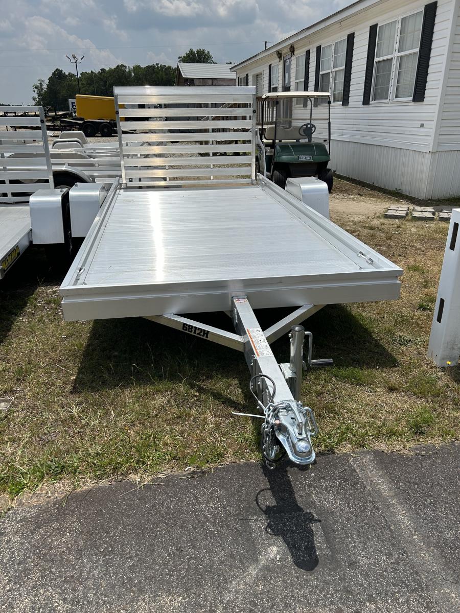 Aluma 6812 Aluma 68" x 12 SA Utility Trailer, Aluminum Image 0