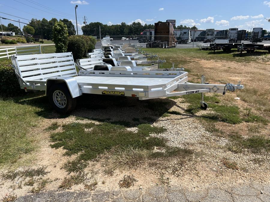 Aluma 7712 Aluma 78″ x 142″ SA Utility Trailer, Bi-Fold Tailgate Image 0