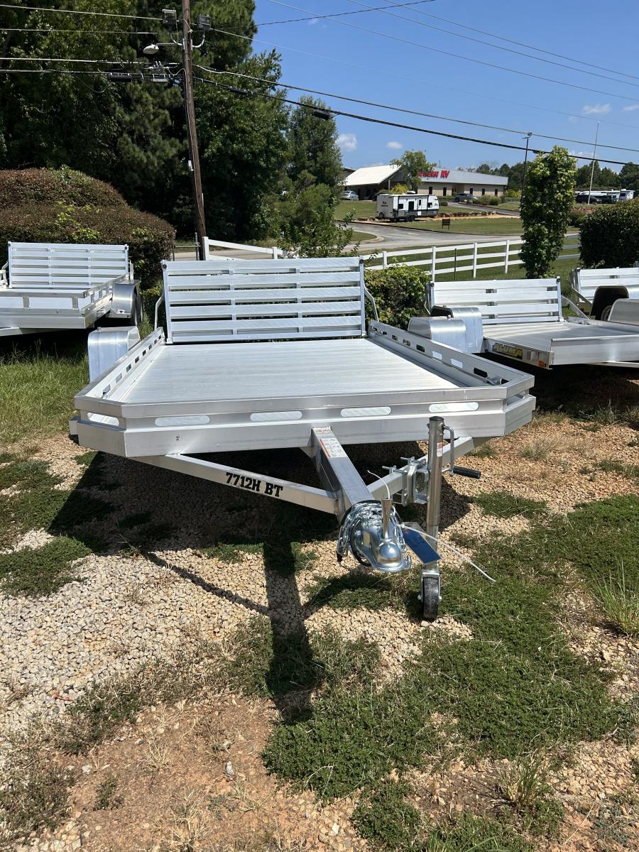 Aluma 7712 Aluma 78" x 142" SA Utility Trailer, Bi-Fold Tailgate Image 1