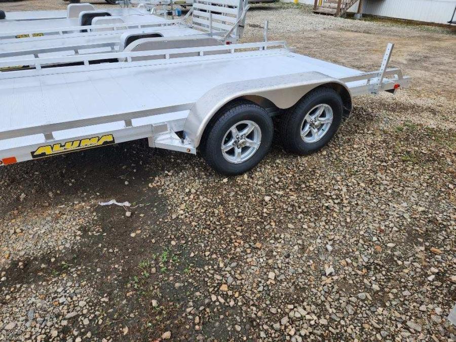 Aluma 7814 Aluma 78" x 14 TA Utility Trailer Image 1