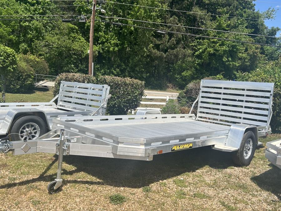 Aluma 7814 ALUMA 78X14 SA TRAILER, STRAIGHT TAILGATE Image 2