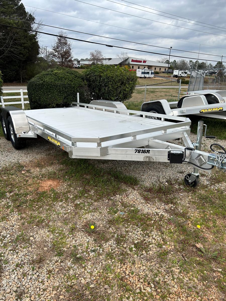 Aluma 7816 Aluma 78" x 16 TA Utility Trailer Image 0