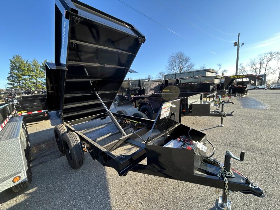 DTR5 DUMP TRAILER R LOW PROFILE 60"Wx10L 5K GVWR Image 0