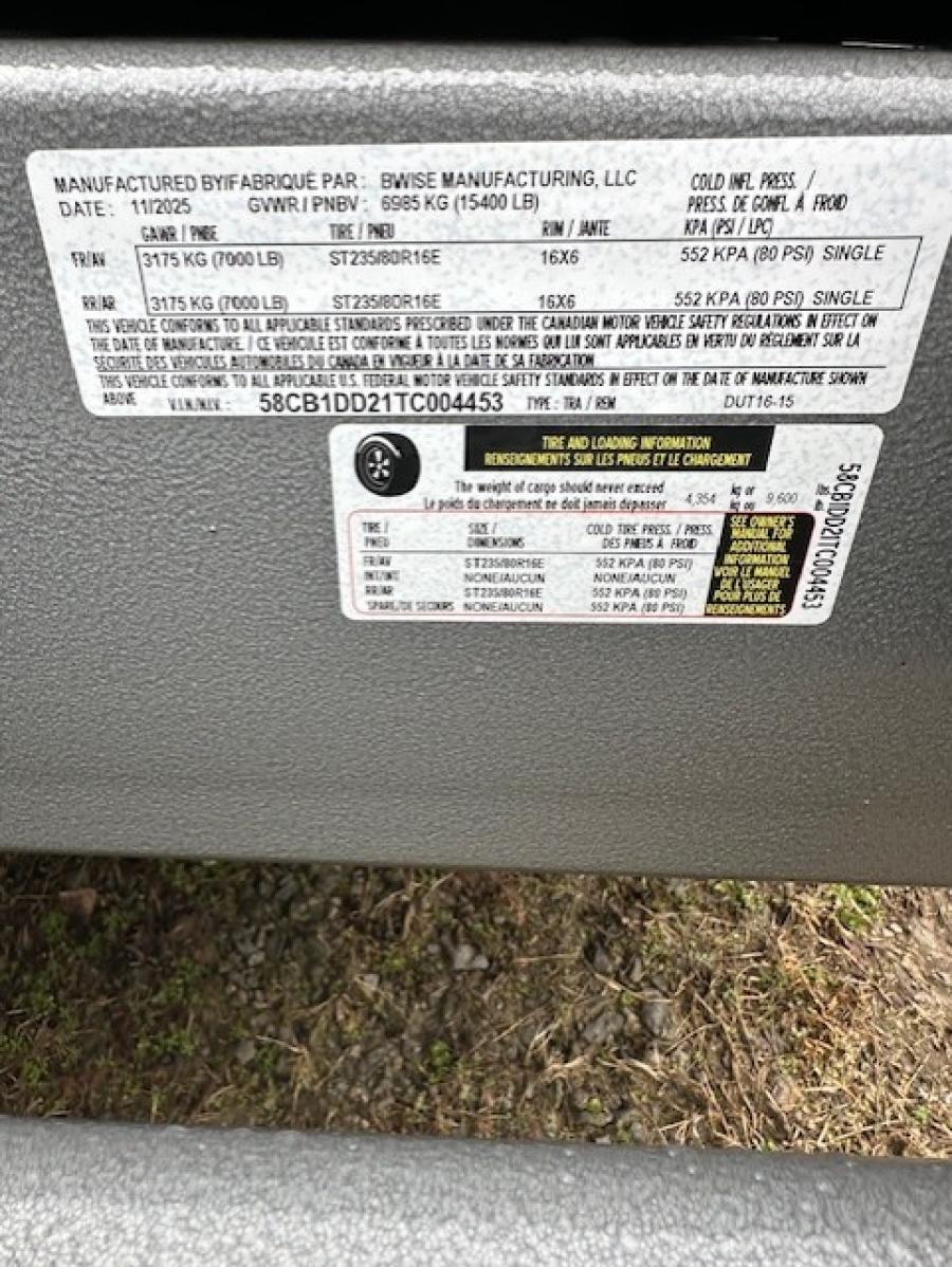 DUT- 17K BWISE STD DUMP 7X14 Image 2