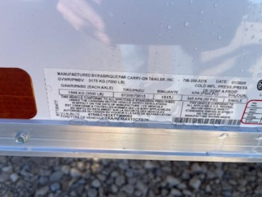 CARRY-ON CT CARRY-ON 6X12 ENCLOSED 7K RD W Image 6