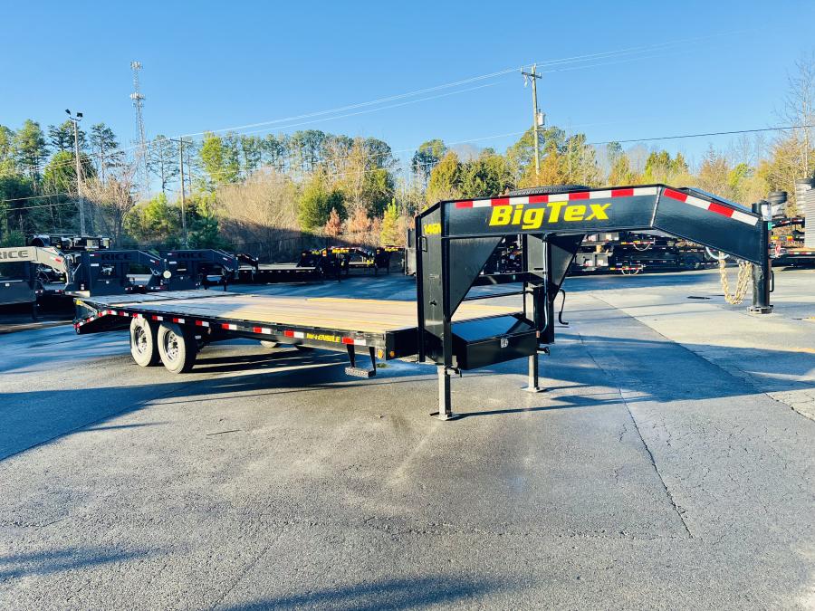 Big Tex 14GN, Gooseneck, 102″ x 25′, 15.9K, Dovetail, Mega Ramps Image 0