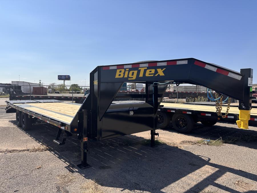 Big Tex 14GN, Gooseneck, 102″ x 30′, 15.9K, Dovetail, Mega Ramps Image 1