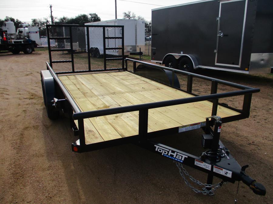 TOP HAT 14X83 PIPE TOP RAIL WITH RAMP GATE Image 0