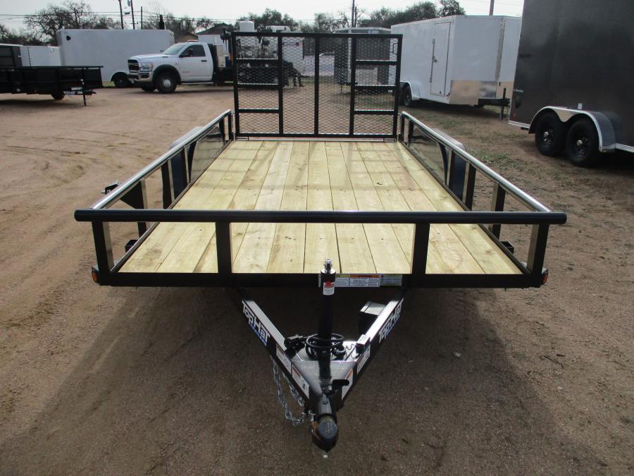 TOP HAT 14X83 PIPE TOP RAIL WITH RAMP GATE Image 1