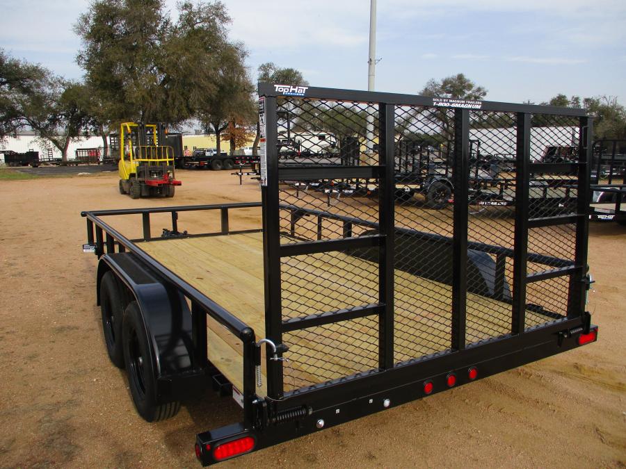 TOP HAT 14X83 PIPE TOP RAIL WITH RAMP GATE Image 2