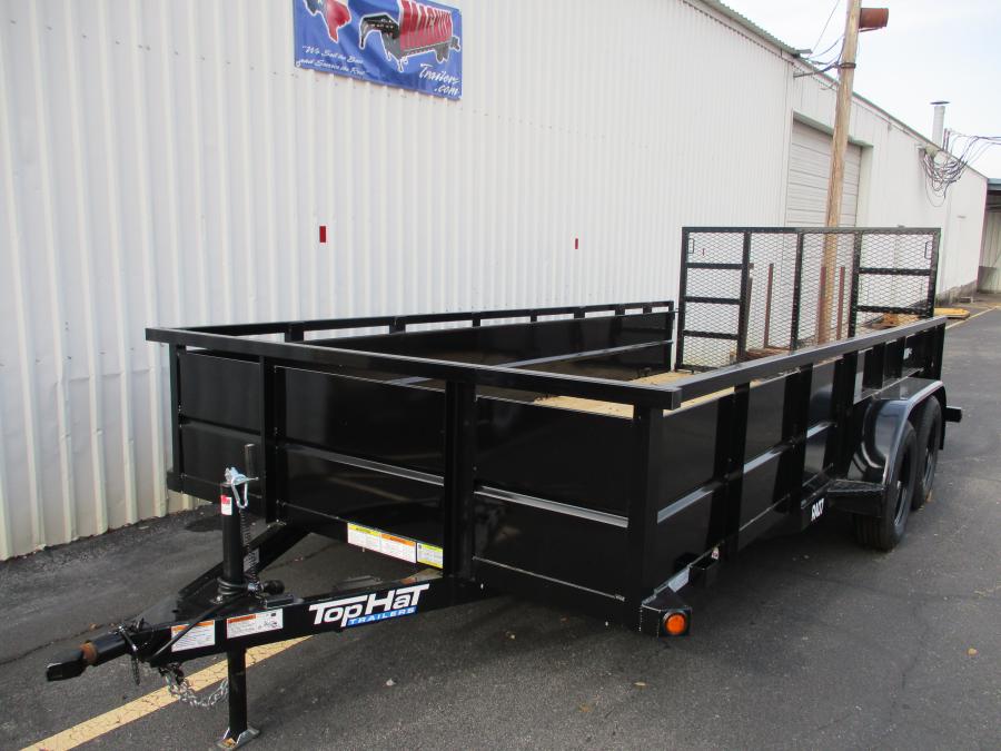 TOP HAT 16X83RA07, 24" SOILD SIDES, 4' RAMP GATE Image 0
