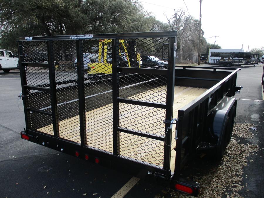 TOP HAT 16X83RA07, 24" SOILD SIDES, 4' RAMP GATE Image 1