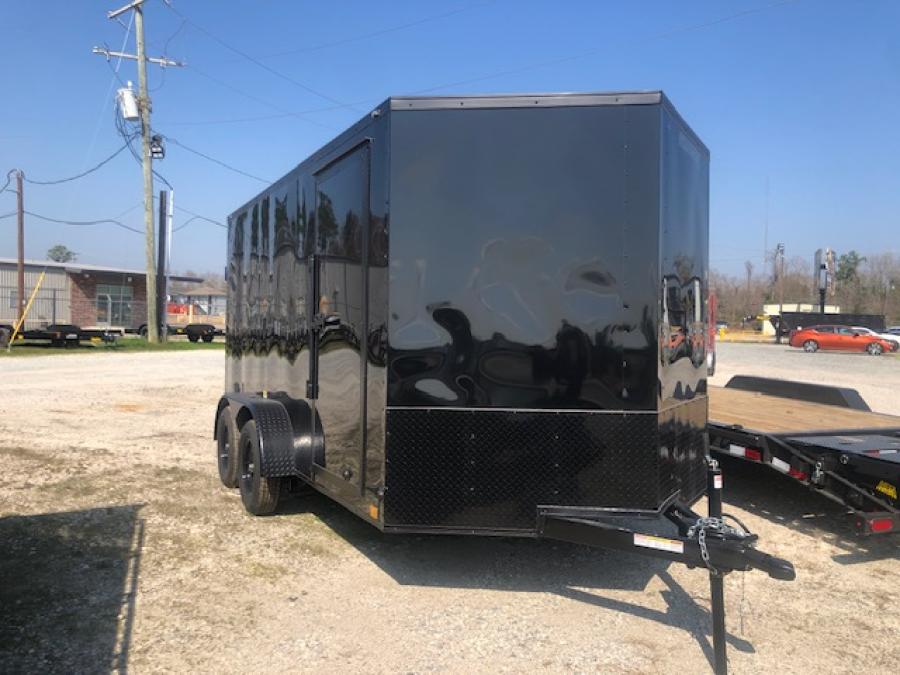 STAS STALL 7X14 TA BLACK RD STD 6HT 008718 Image 1