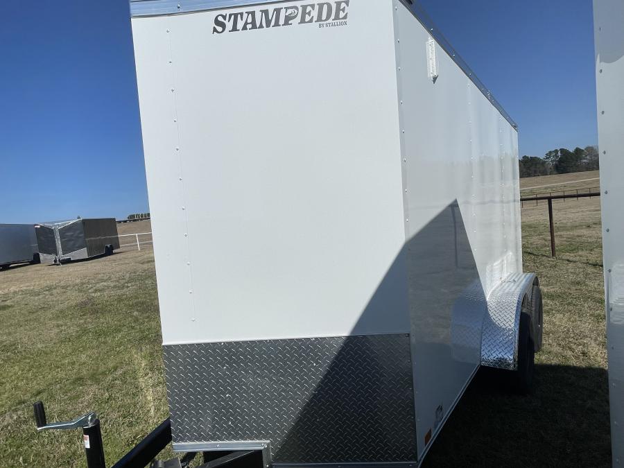 STAS STALL 6X12 TA WHITE RD STD 7H Image 1