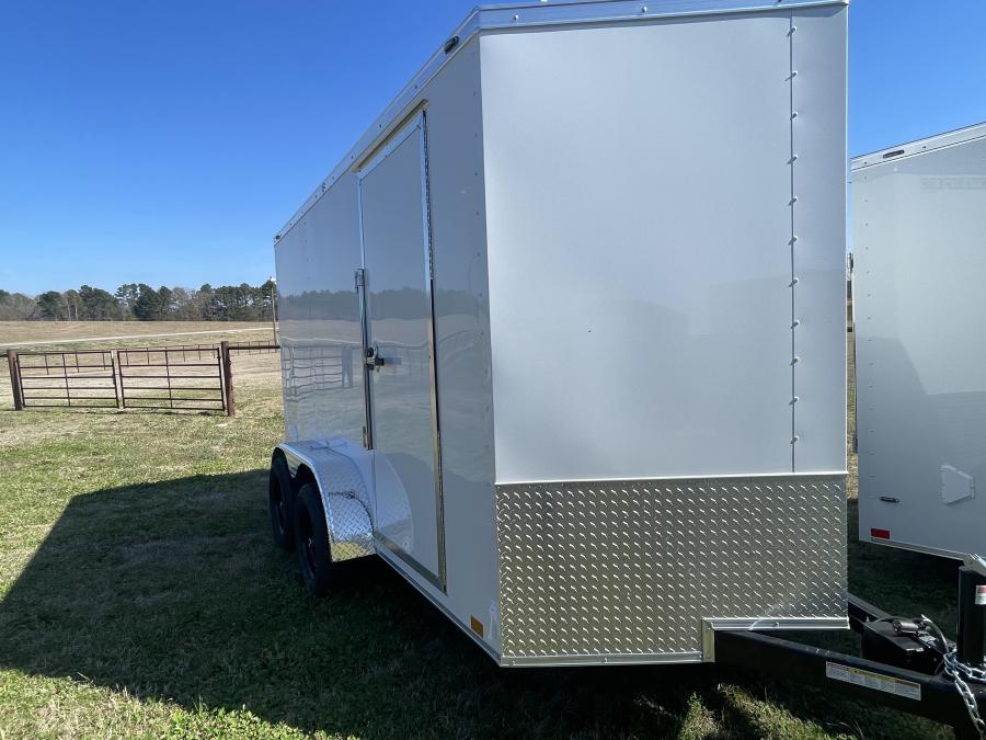 STAS STALL 6X12 TA WHITE RD STD 7H Image 2