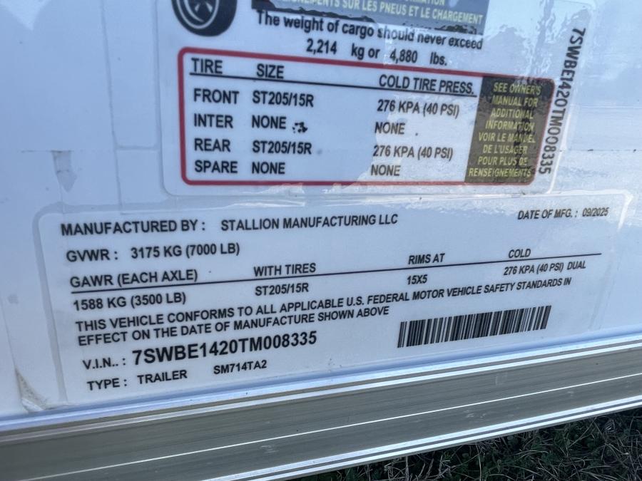 STAS STALL 7X14 TA BLACK RD STD 7 Image 3