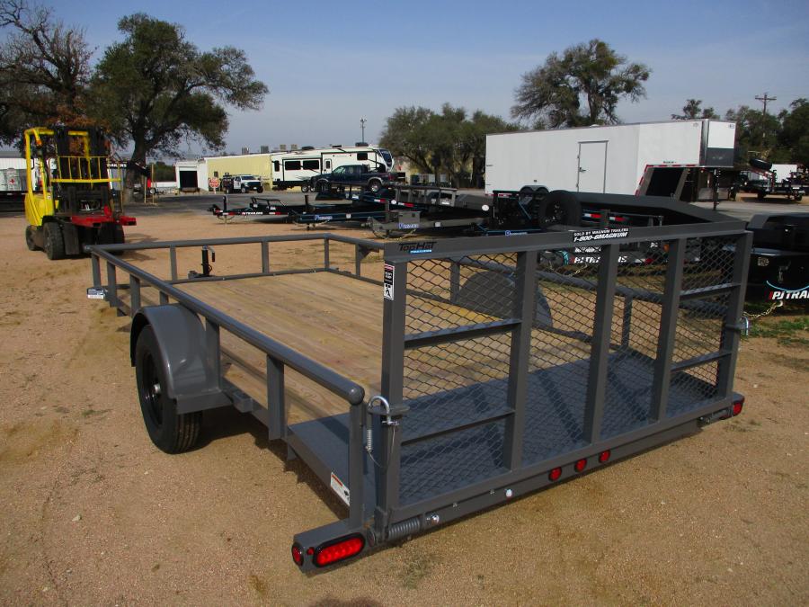 TOP HAT 14X83SA PIPE TOP UTILITY, 2’DT/3’RAMP, GREY Image 1