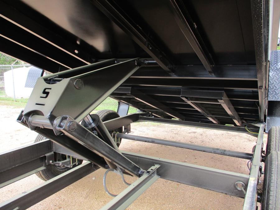 PJ TRAILERS D7J1 PJ 83X14 DUMP EB2 SM 7KJ TK SI 2WG RSJ BLK 4 FT SIDES Image 5