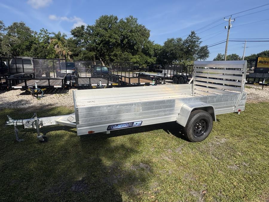 Aluma 6812 Aluma 68" x 12 SA Utility Trailer, Aluminum Bi-Fold Gate Image 2