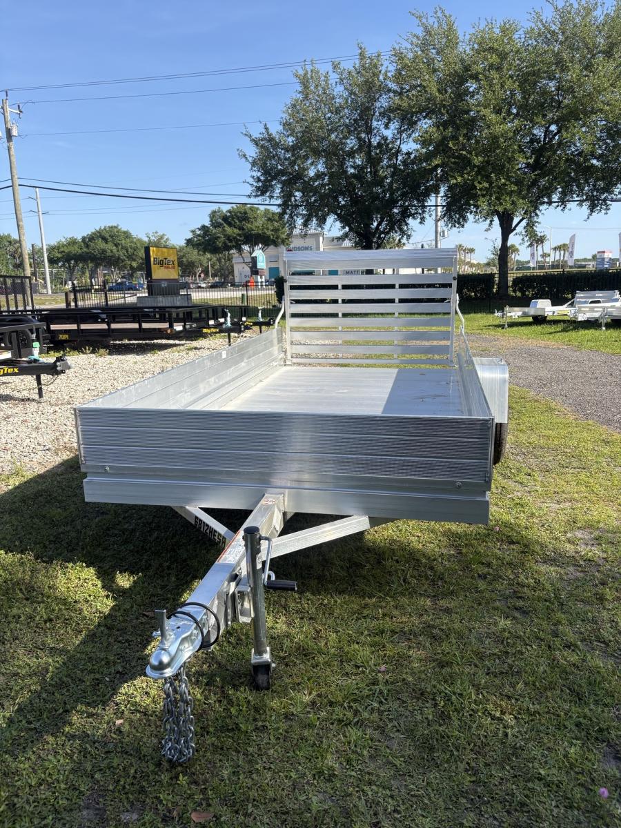 Aluma 6812 Aluma 68" x 12 SA Utility Trailer, Aluminum Bi-Fold Gate Image 3