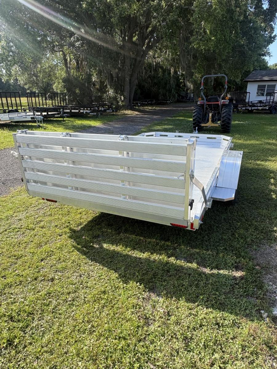 Aluma 7712 Aluma 78" x 142" SA Utility Trailer, Bi-Fold Tailgate Image 1