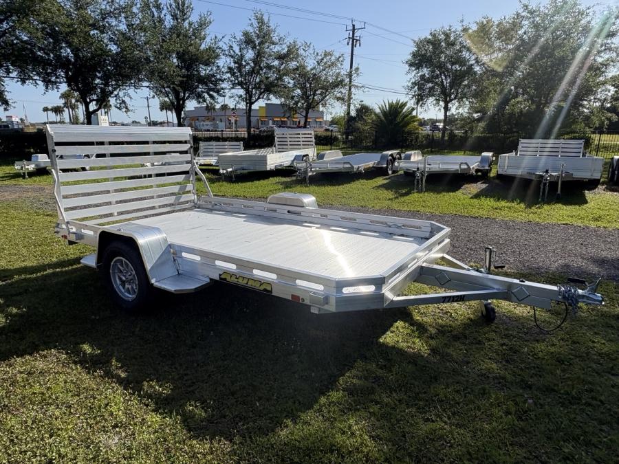 Aluma 7712 ALUMA 77" X 142" HEAVY SA TRAILER, STRAIGHT TAILGATE Image 0