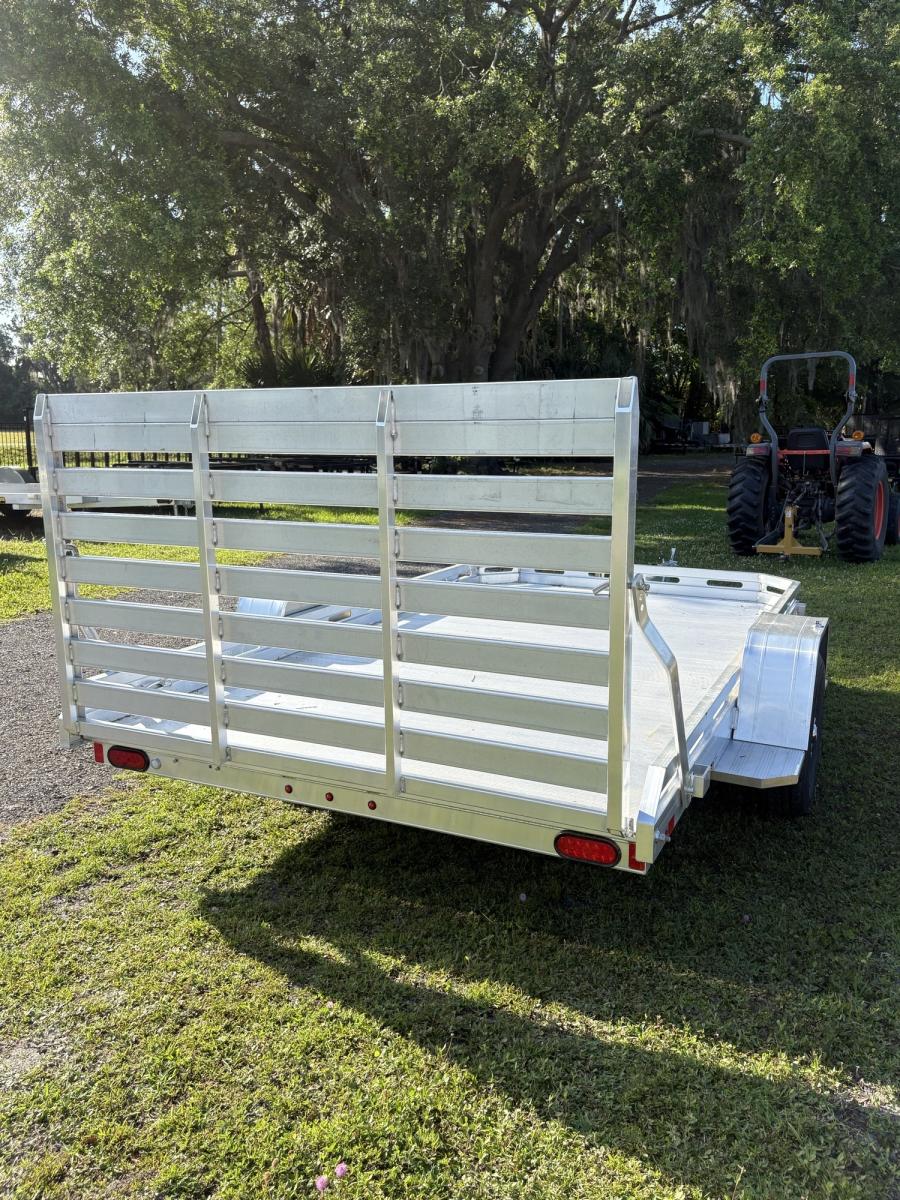 Aluma 7712 ALUMA 77" X 142" HEAVY SA TRAILER, STRAIGHT TAILGATE Image 1