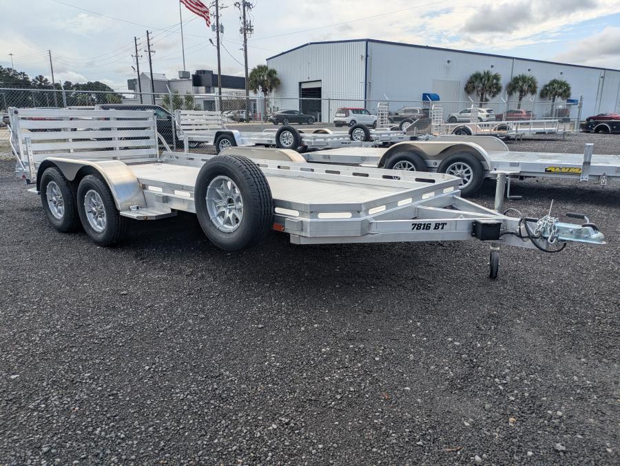 Aluma 7816 ALUMA 78″ X 16 TA ELEC BRAKE RAMP SLOTTED RAIL STD 2K RTD Image 0