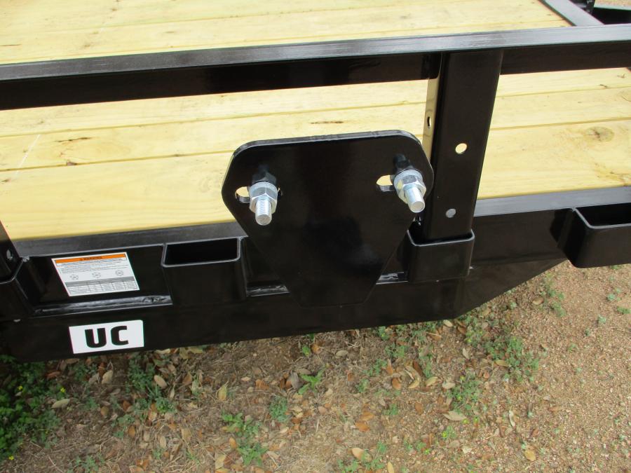 PJ TRAILERS UC212 5X12TA, EB1, SM STL FEN RSR 4RGS, BLACK Image 2