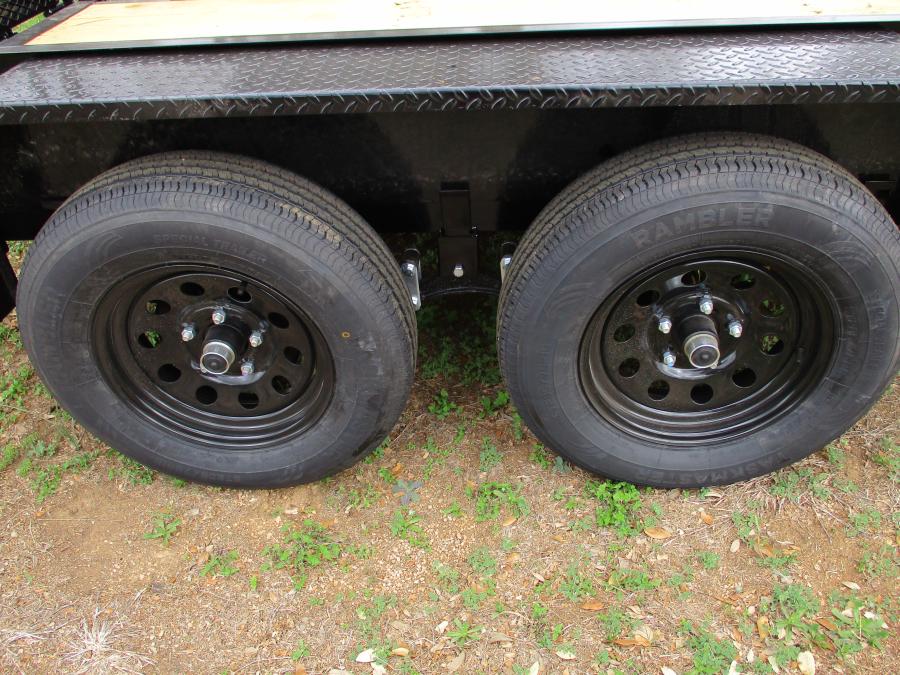 PJ TRAILERS UC212 5X12TA, EB1, SM STL FEN RSR 4RGS, BLACK Image 3