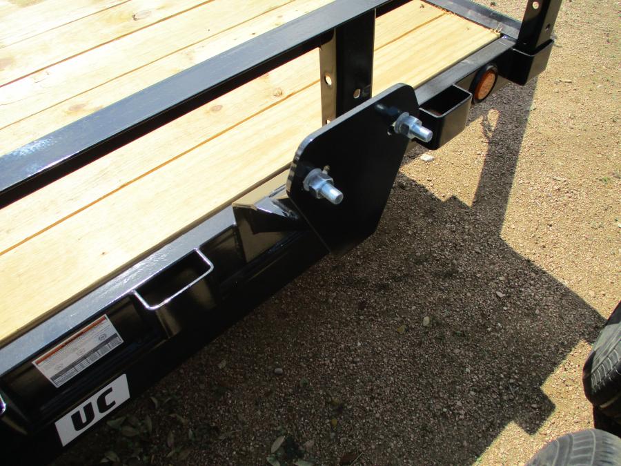 PJ TRAILERS UC212 5X12TA, EB1, SM STL FEN RSR NO RAMP BLK Image 2