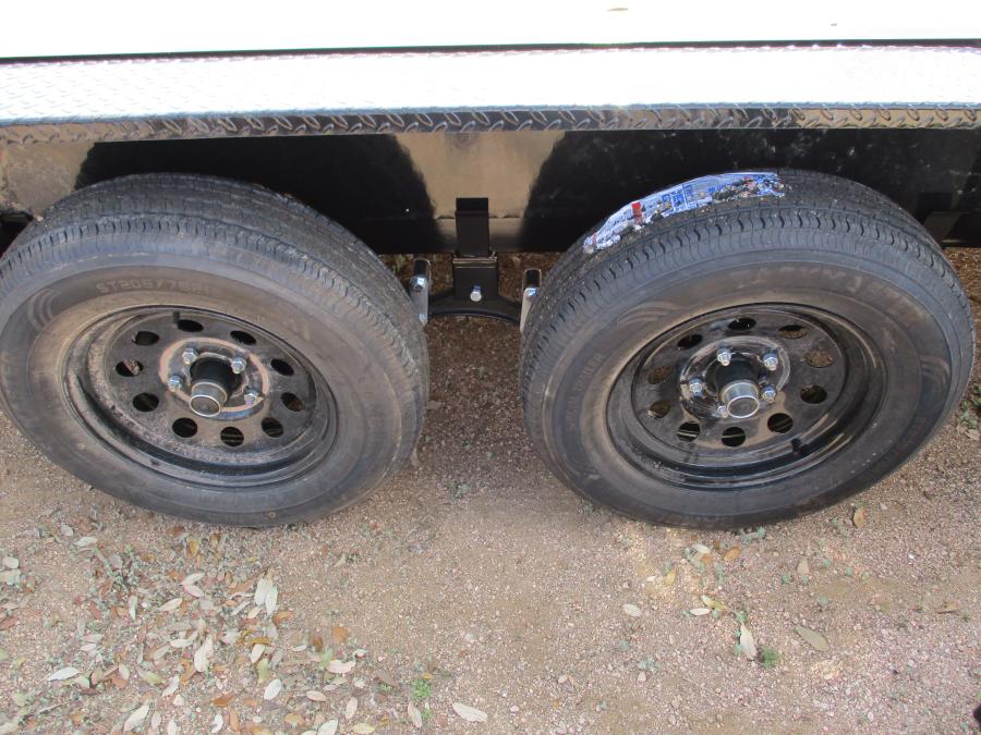 PJ TRAILERS UC212 5X12TA, EB1, SM STL FEN RSR NO RAMP BLK Image 3