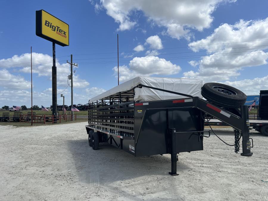 WW STEEL GN LIVESTOCK  24′ X 6’8″ X 6’6″ ROUSTABOUT Image 0